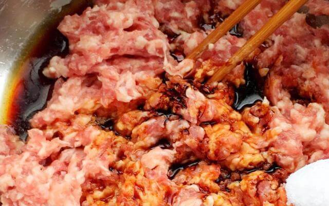 Seasoning the meat